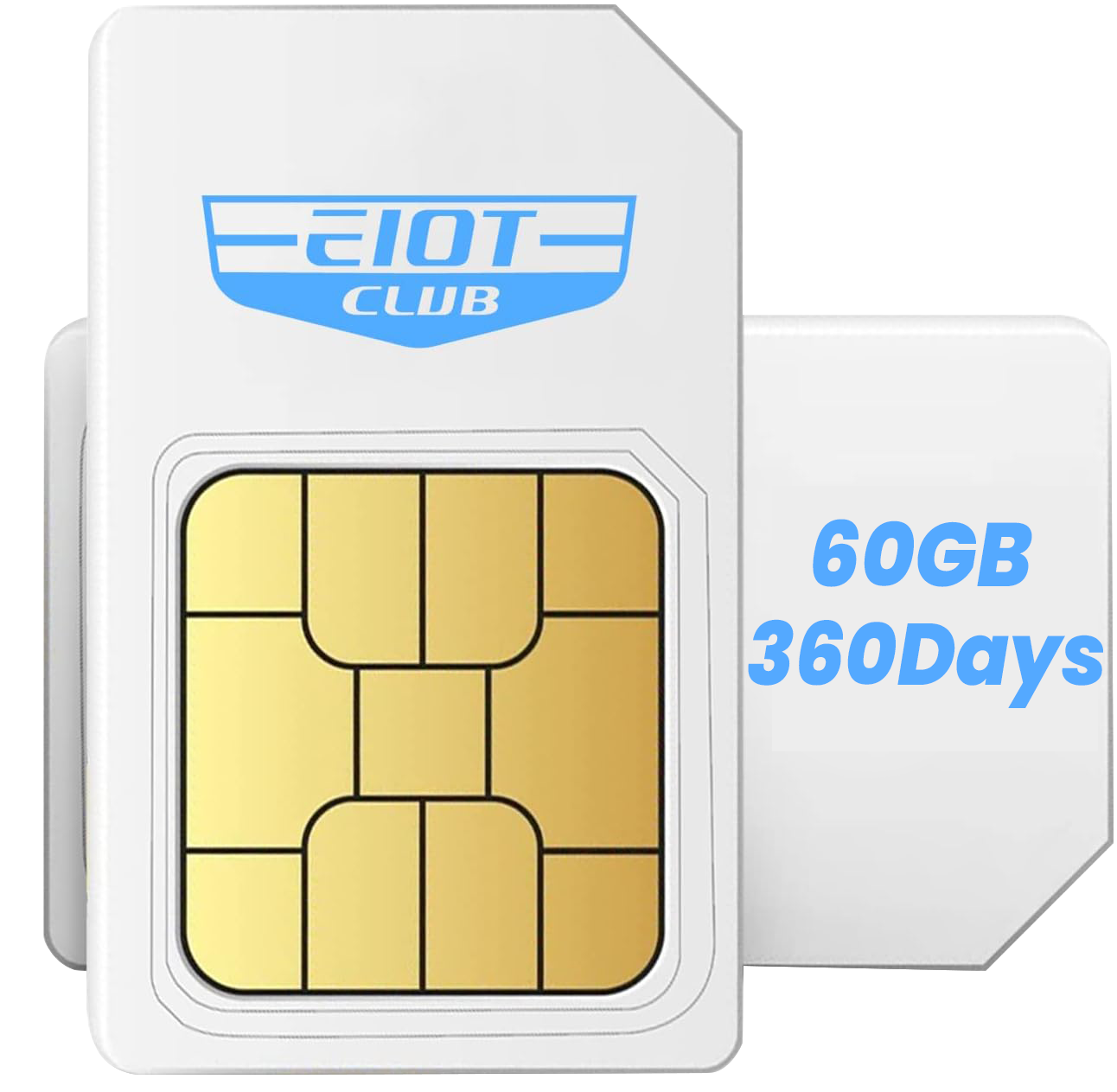 UBox EIOTCLUB SIM card data - 12 month 60GB